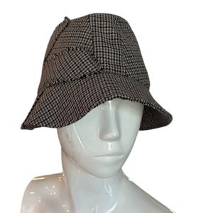 Kangol Heritage Tweed Branford Trilby Wool Gray Multi Unisex Bucket Hat Size L